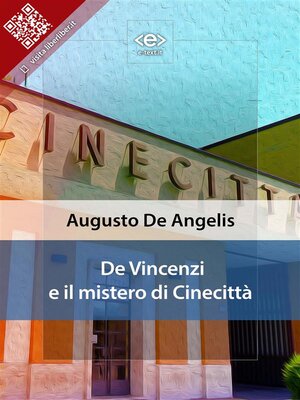 cover image of De Vincenzi e il mistero di Cinecittà